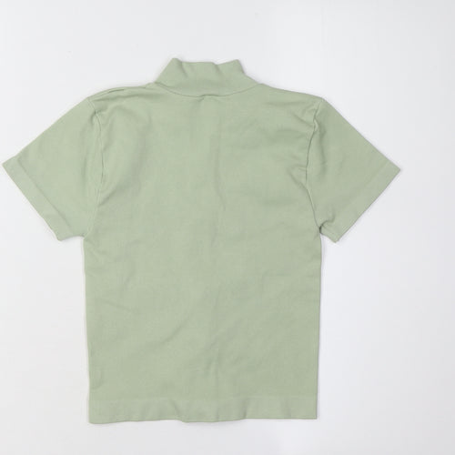 Urban Outfitters Women's Green Mock Neck Tee S
