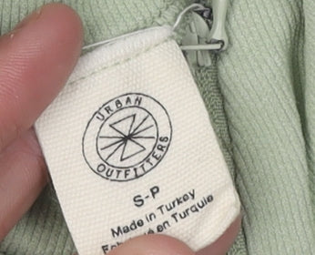 Urban Outfitters Women's Green Mock Neck Tee S