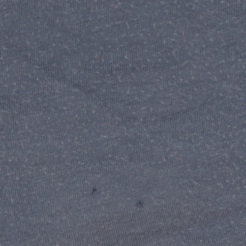 Boden Women's Blue Striped Henley Long Sleeve T-Shirt