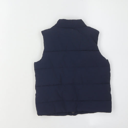 Next Boys Blue Padded Vest Jacket 2 Years Sleeveless