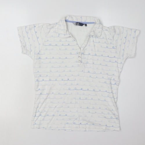 Isle Women's White Polo Shirt - Size S