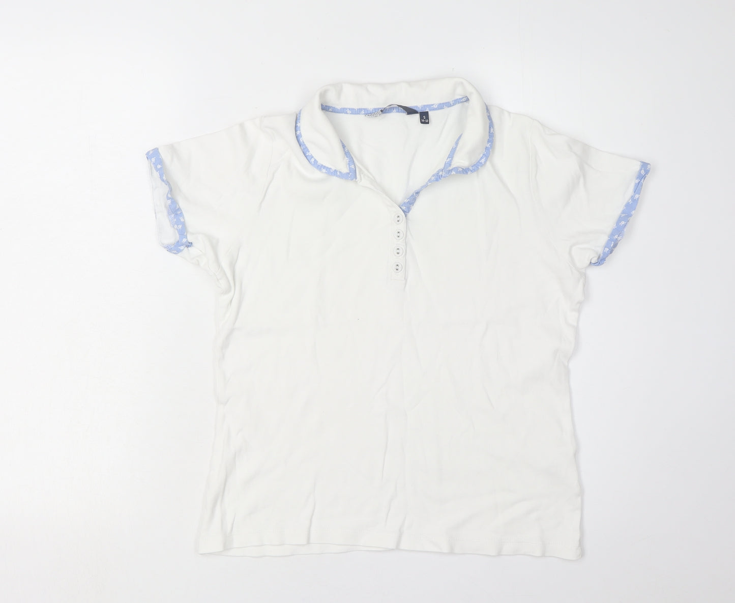 Isle Women's White Polo Shirt Size 10-12