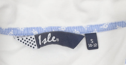 Isle Women's White Polo Shirt Size 10-12