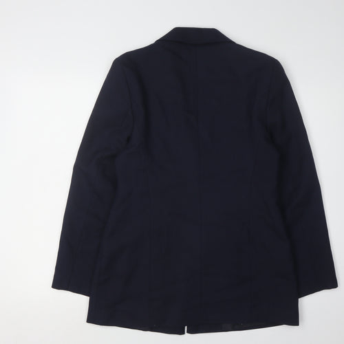 Berketex Women's Blue Blazer, Size 12, Single-Breasted