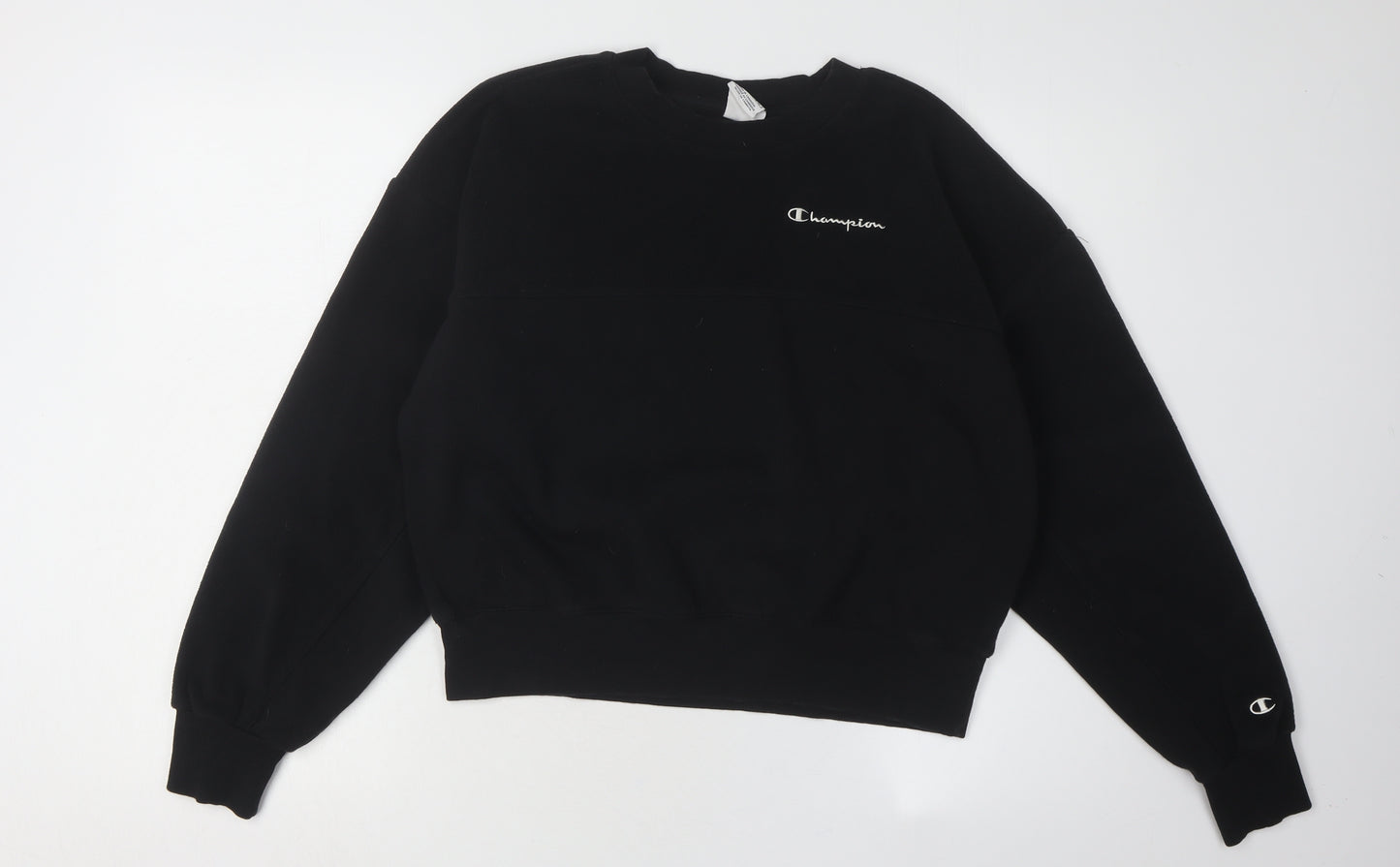 Champion Women's Black Pullover Sweatshirt L