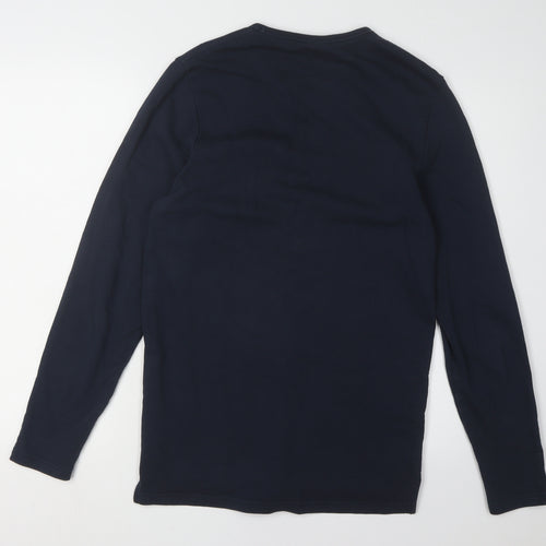 Jack & Jones Blue Unisex Small Pullover Sweatshirt