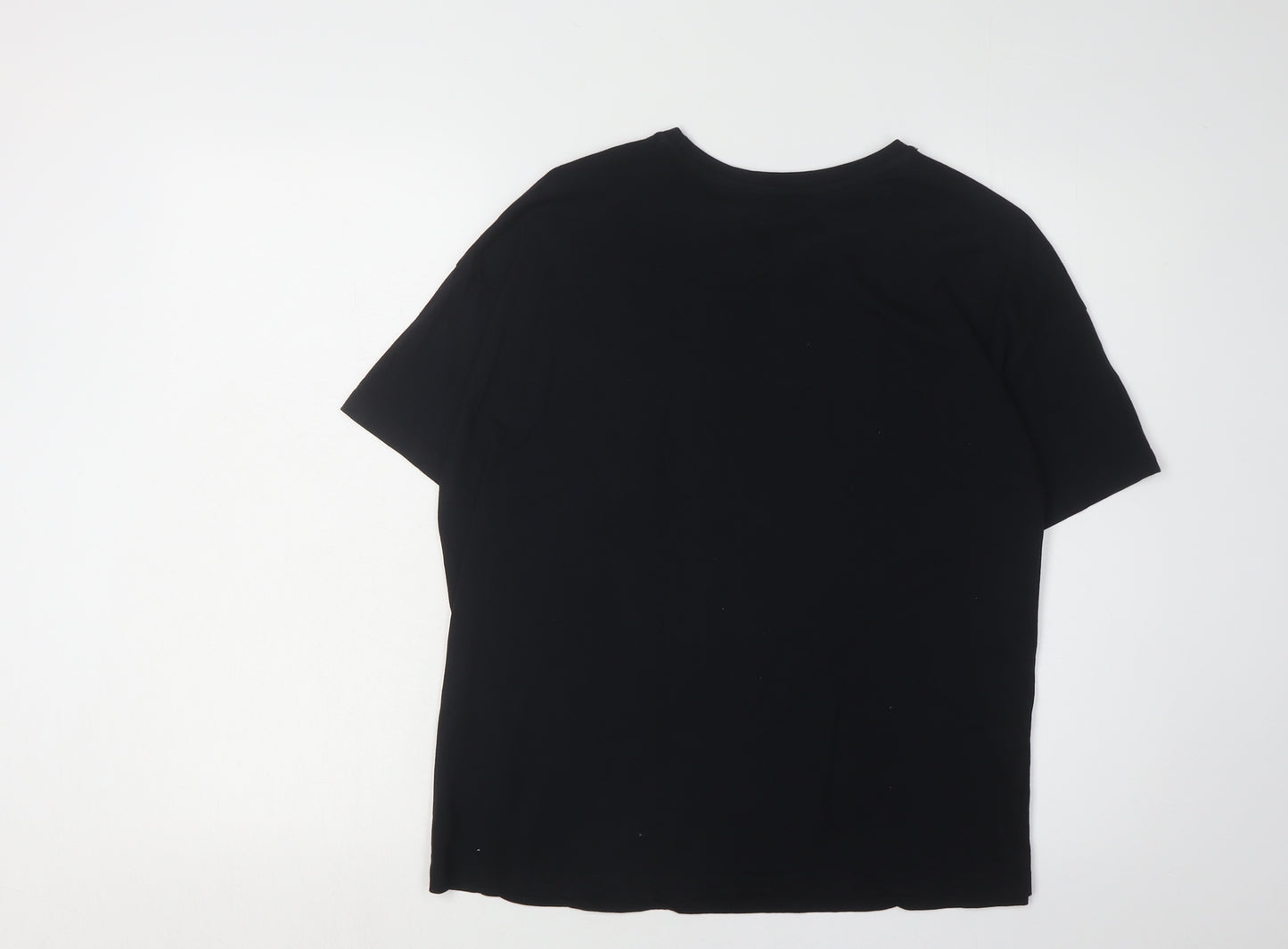 NBA Unisex Black Raptors T-Shirt, Size S, Short Sleeve