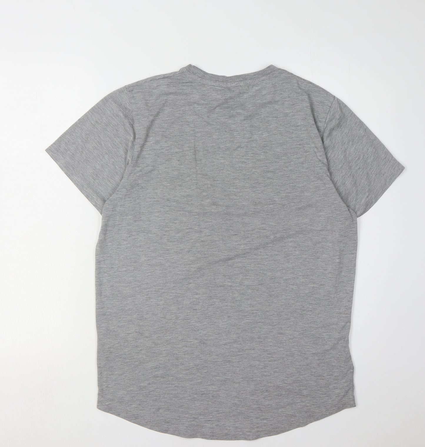 Nicce Men's Grey M Crew Neck Logo T-Shirt
