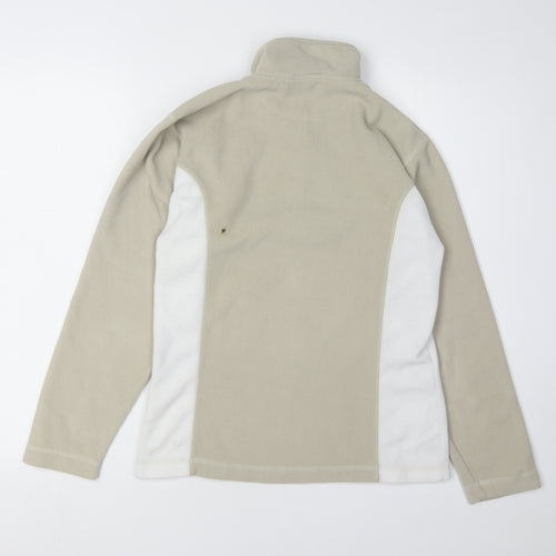 Trespass Boys Beige 1/2 Zip Fleece Sweatshirt L