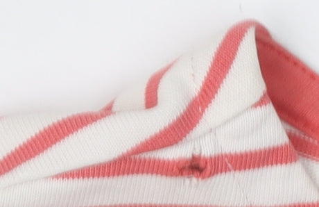 Lacoste L!VE Women's Red Stripe T-Shirt Dress M