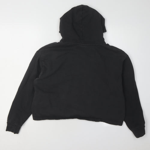 Puma Black Unisex Adults M Hoodie Logo Casual