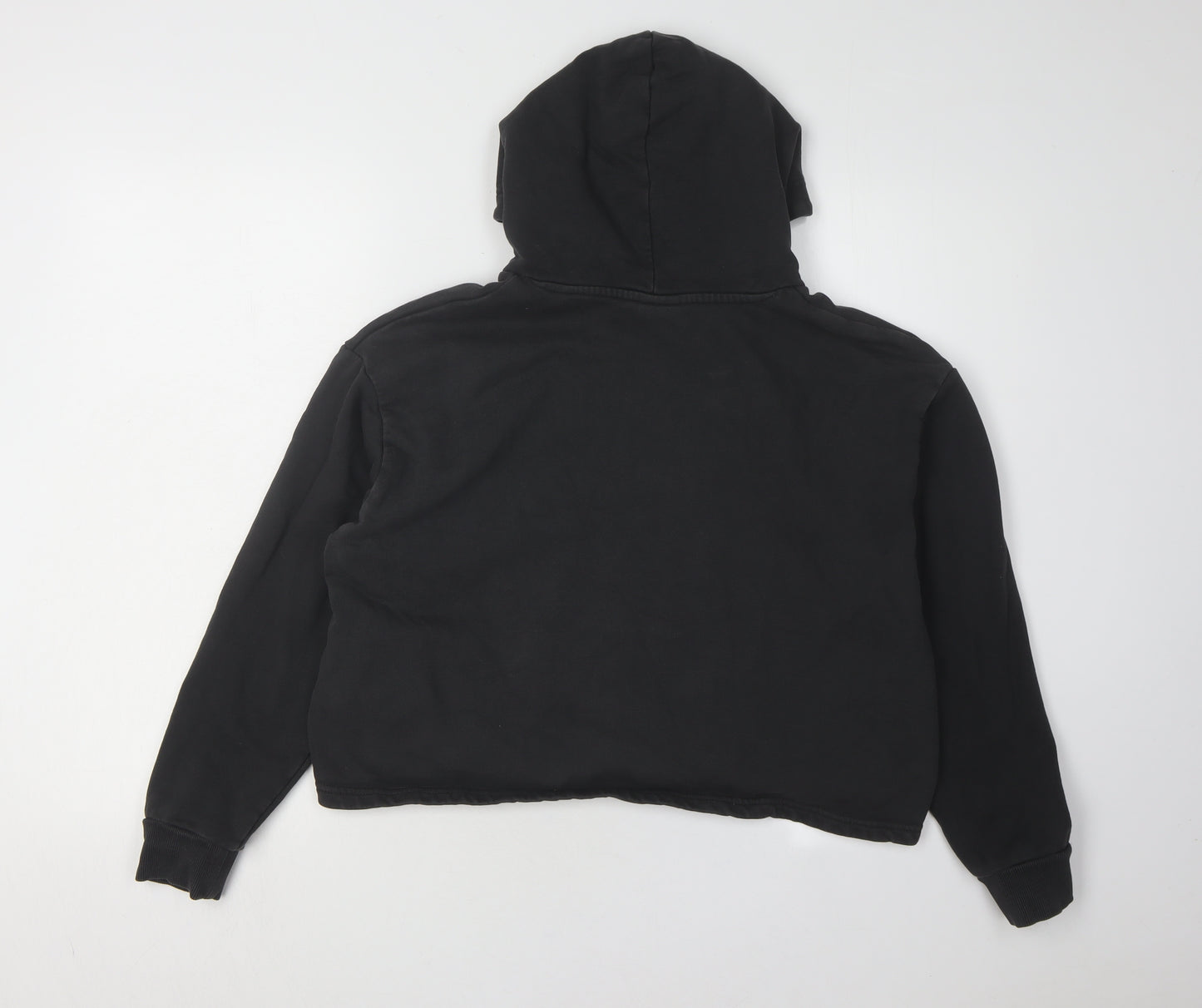 Puma Black Unisex Adults M Hoodie Logo Casual