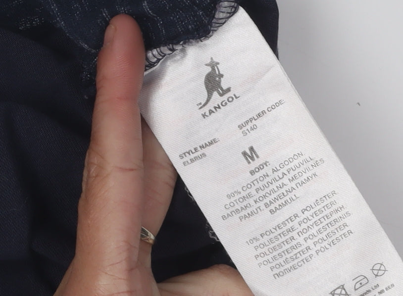 Kangol Men's Blue Colourblock T-Shirt, Size M