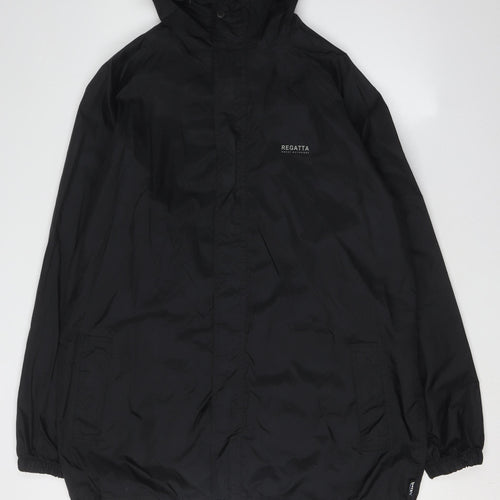 Regatta Men's Black Waterproof Rain Coat L Size