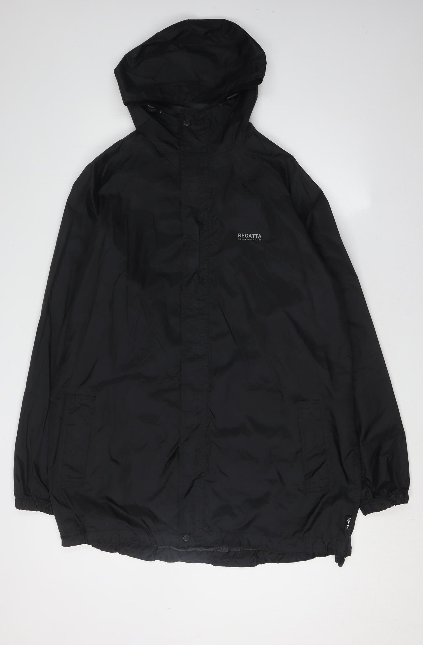 Regatta Men's Black Waterproof Rain Coat L Size