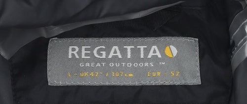 Regatta Men's Black Waterproof Rain Coat L Size