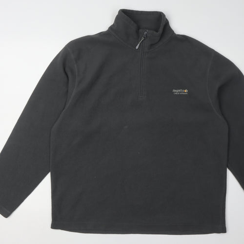 Regatta Men's Black XL 1/4 Zip Fleece Sweatshirt