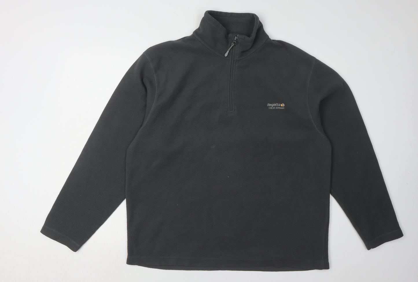 Regatta Men's Black XL 1/4 Zip Fleece Sweatshirt