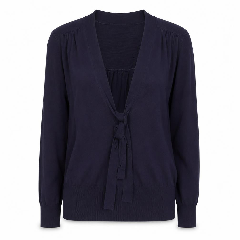 Front view of Banana Republic Women's Purple Cardigan M