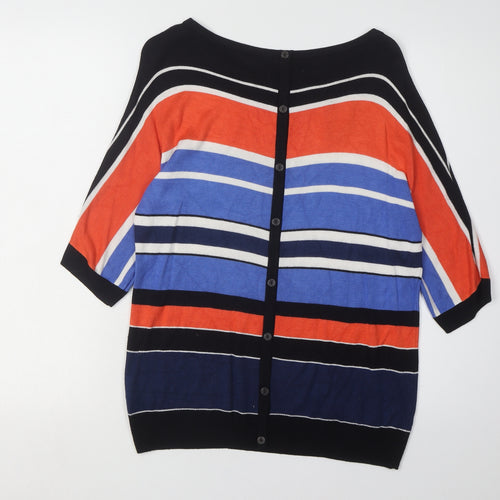 Jasper Conran Women's Multicoloured Striped Cardigan