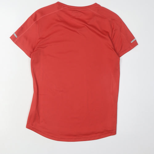 Adidas Women's Red Running T-Shirt, Size S, Reflective