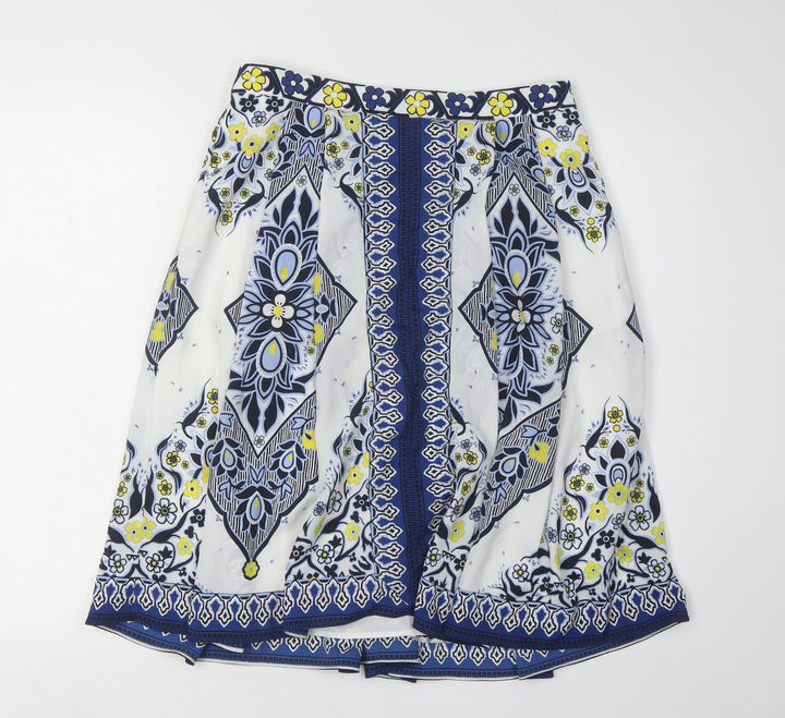 Banana Republic Women's A-Line Multicoloured Skirt Size 4