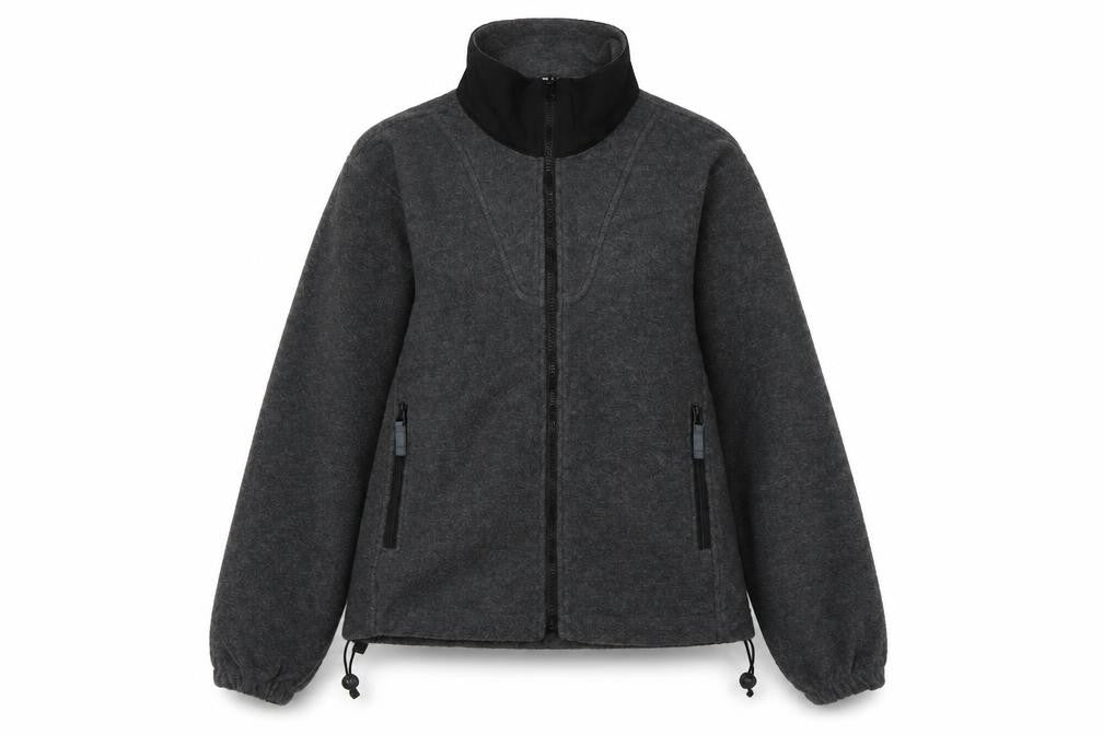 ICEPEAK Unisex Grey Fleece Jacket L Casual Outdoor