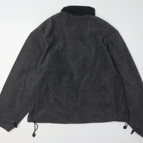 ICEPEAK Unisex Grey Fleece Jacket L Casual Outdoor