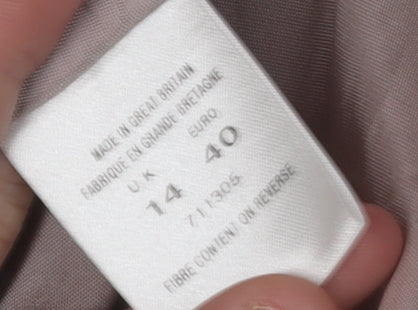 Alexon Women's Grey Wool Double-Breasted Suit Jacket