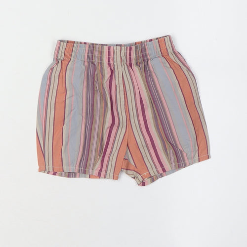 Kenzo Kids Multicoloured Striped Cotton Shorts 18M Unisex