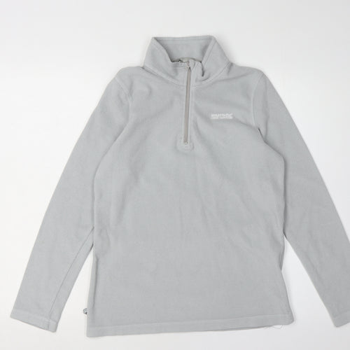 Regatta Women's Grey Fleece Sweatshirt, Size 10, Excellent