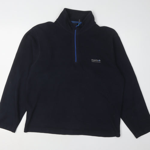 Regatta Men's Black Fleece Pullover, Size S, Winter