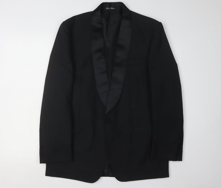 Dunn & Co Men's Black Tuxedo Jacket, Size 41R, Formal Wear