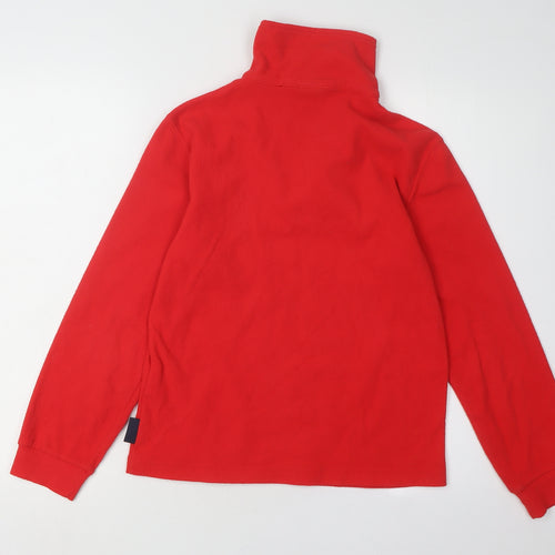 Champion Boys Red Fleece 1/2 Zip Sweatshirt 11-12 Years
