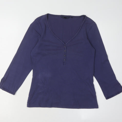 Boden Women's Purple T-Shirt Size 10 Regular Fit