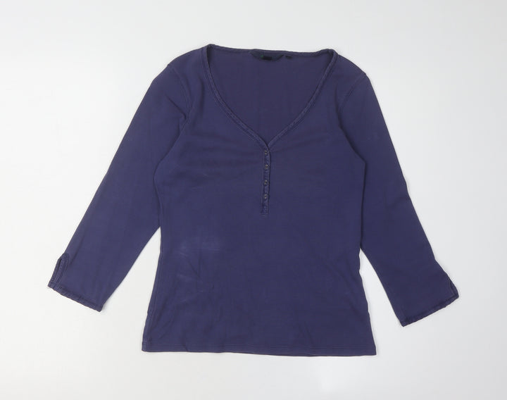 Boden Women's Purple T-Shirt Size 10 Regular Fit