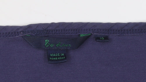 Boden Women's Purple T-Shirt Size 10 Regular Fit