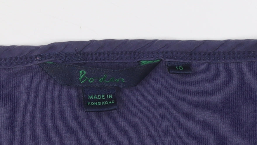 Boden Women's Purple T-Shirt Size 10 Regular Fit