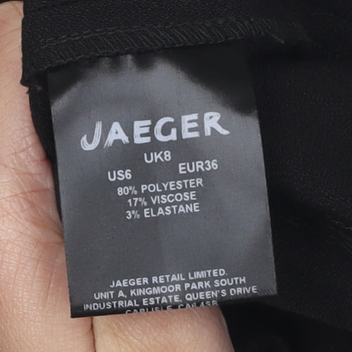 Jaeger Women's Black Sleeveless Dress Size 8