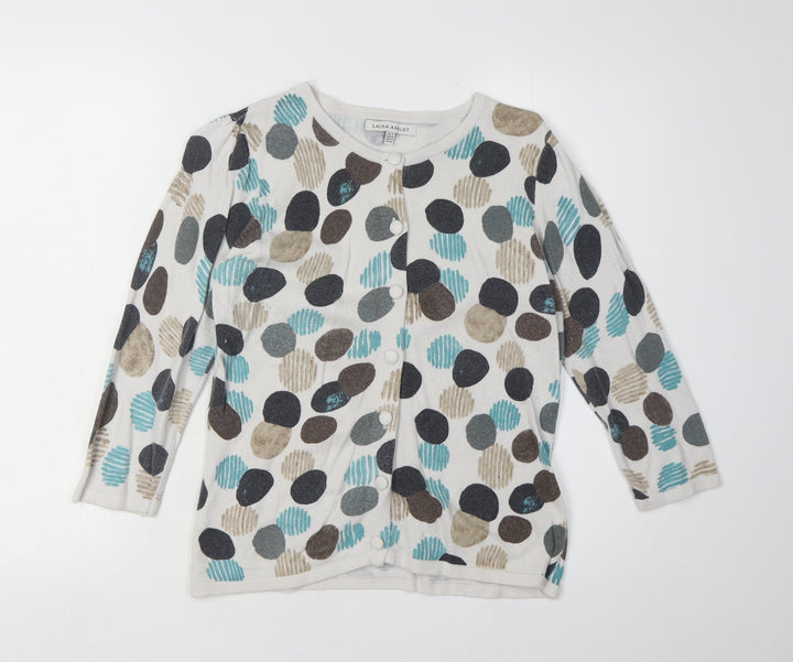 Laura Ashley Women's Geometric Cardigan UK 14