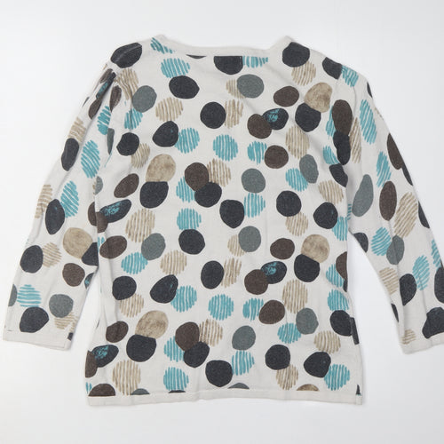 Laura Ashley Women's Geometric Cardigan UK 14