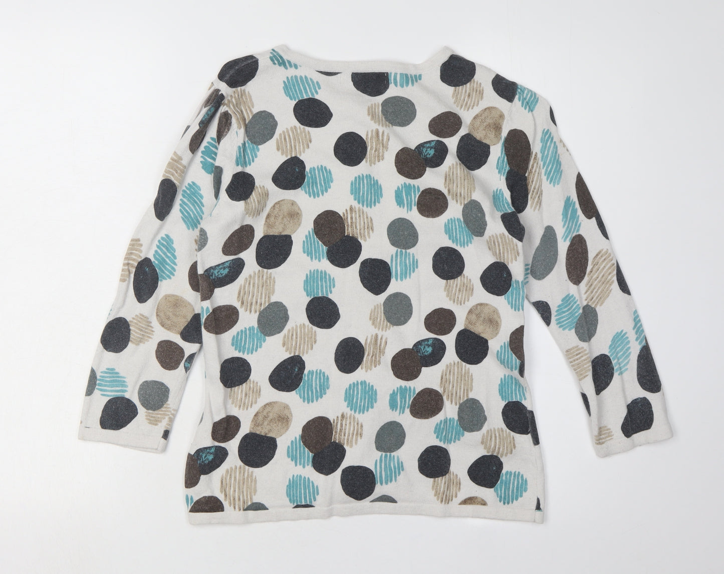 Laura Ashley Women's Geometric Cardigan UK 14
