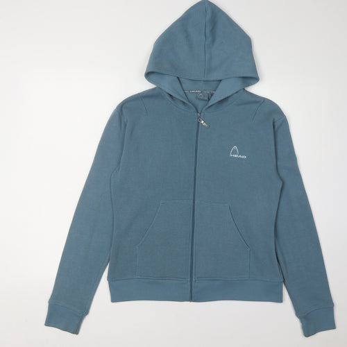 Head Women's Blue Full Zip Hoodie Size 14