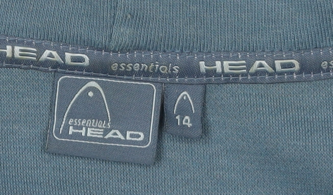 Head Women's Blue Full Zip Hoodie Size 14