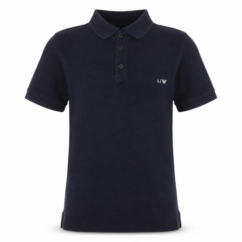 Armani Jeans Unisex Polo Black M Casual Short Sleeve