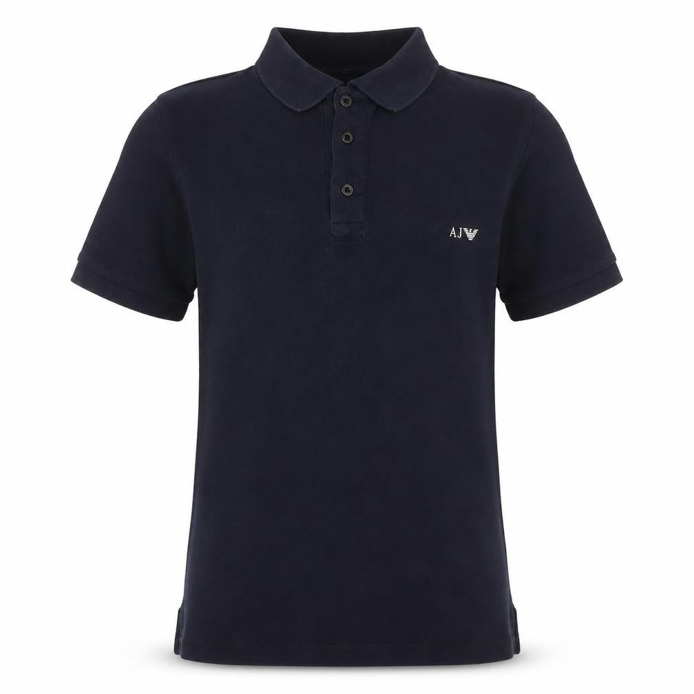 Armani Jeans Unisex Polo Black M Casual Short Sleeve