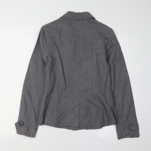 Laura Ashley Women’s Grey Blazer Size 8 Regular Fit