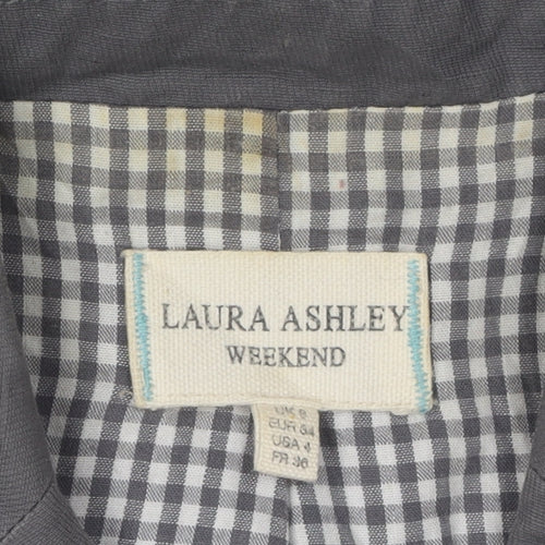 Laura Ashley Women’s Grey Blazer Size 8 Regular Fit