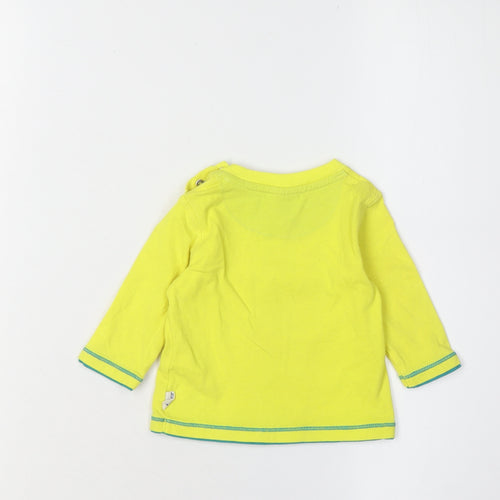 Ted Baker Baby Unisex Yellow Graphic Long Sleeve Top 3-6 Months