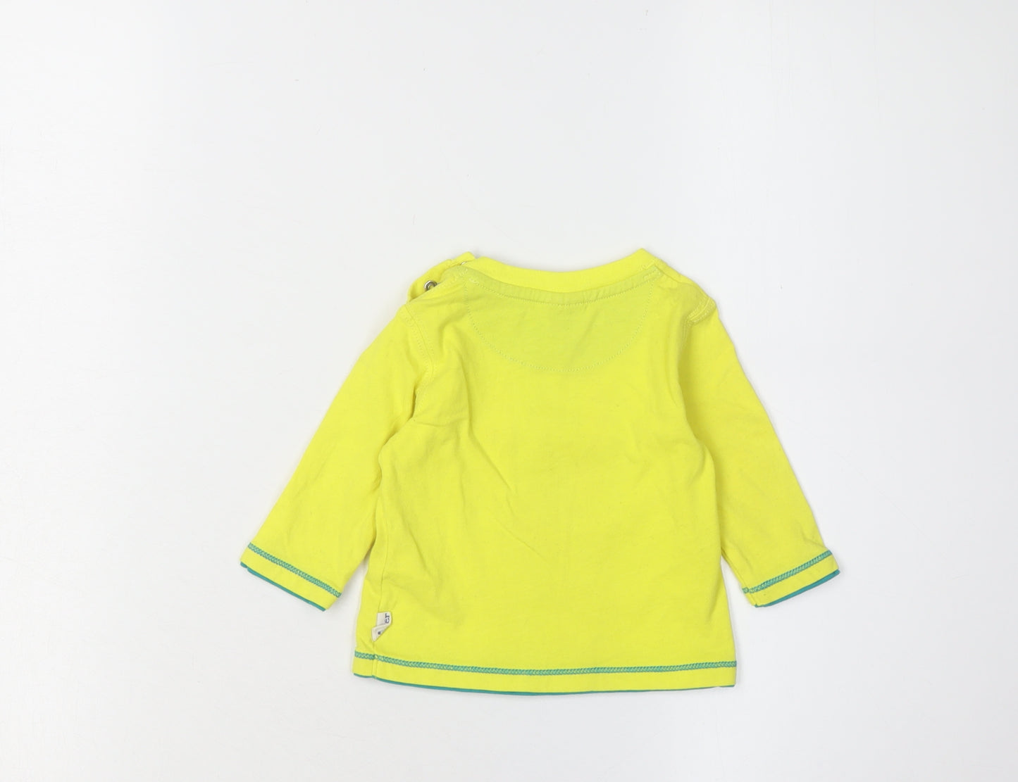 Ted Baker Baby Unisex Yellow Graphic Long Sleeve Top 3-6 Months